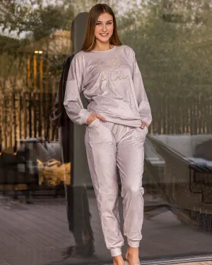 Belle & Chic بيجاما حريمي كُم طويل